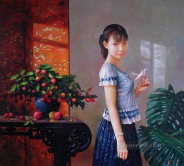 chicas chinas Painting - deseo chica china